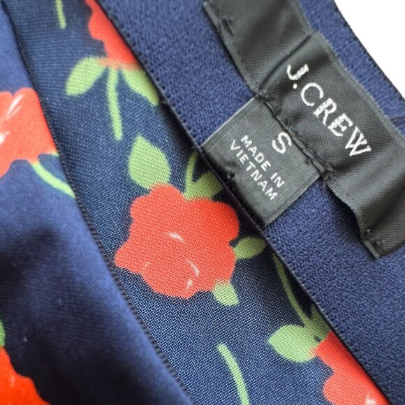 J Crew pull-on slip skirt in poppy field size S - Picture 5 of 5